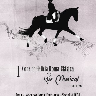 Cartel realizado para la I Copa de Galicia de DOma Clasica y Kur musical